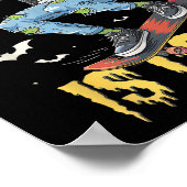 Halloween Is Cool Women Men Frankenstein Monster Poster (Ecke)