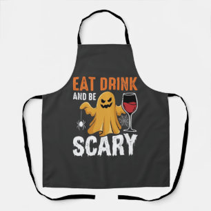 Halloween Iss Trinke Sei Gruseliges Gespenst Desig Schürze