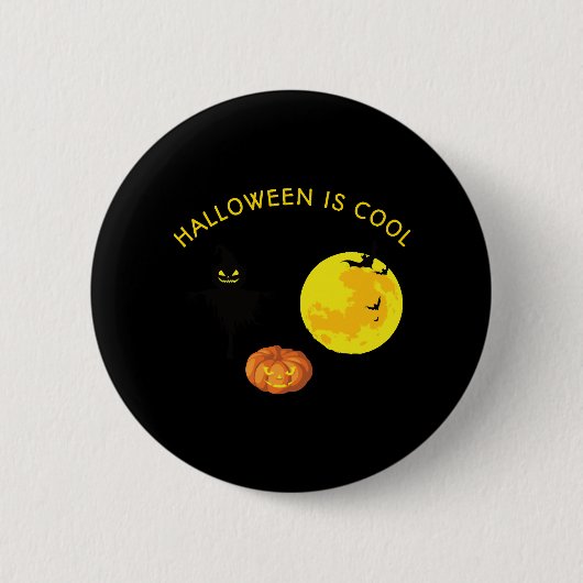 Halloween ist cool button (Vorderseite)