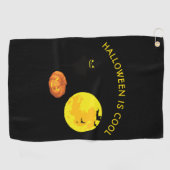 Halloween ist cool golfhandtuch (Horizontal)