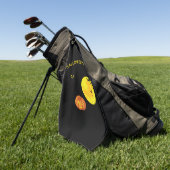 Halloween ist cool golfhandtuch (Gras)