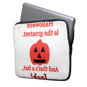 Halloween ist das Größte Laptopschutzhülle (Vorderseite Links)
