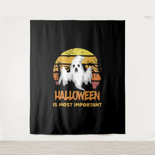 Halloween ist das wichtigste Halloween-Geschenk Wandteppich (Vorderseite)