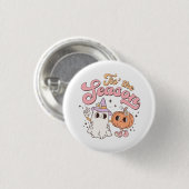Halloween ist die Saison Button (Vorne & Hinten)