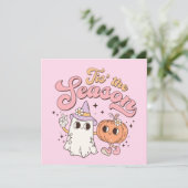 Halloween ist die Saison Einladung (Stehend Vorderseite)