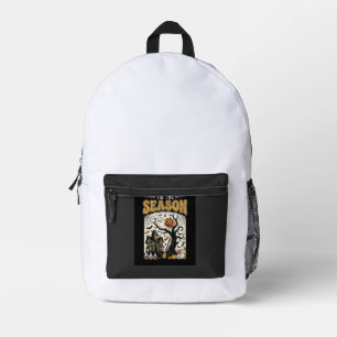 Halloween ist die Saison Grusel-Haus-Design_1 Bedruckter Rucksack