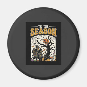 Halloween ist die Saison Grusel-Haus-Design_1 Magnet