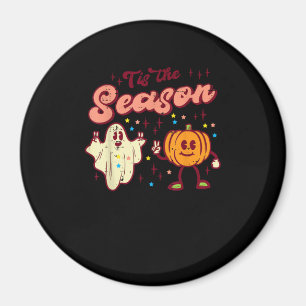 Halloween ist die Saison Retro-Kostüm Groovy Fraue Magnet