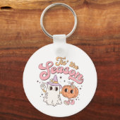 Halloween ist die Saison Schlüsselanhänger (Vorderseite)