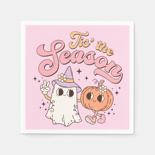 Halloween ist die Saison Serviette (Vorderseite)