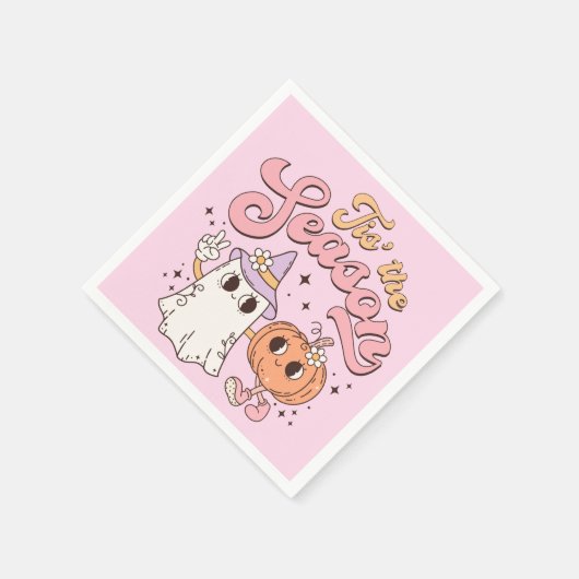 Halloween ist die Saison Serviette (Ecke)