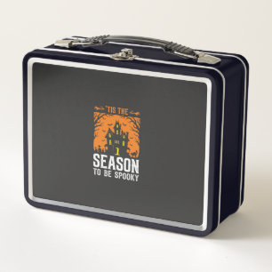 Halloween ist die Saison um gruselig Design_1 zu s Metall Brotdose