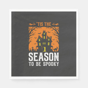 Halloween ist die Zeit, um gruselig Design_1 zu se Serviette