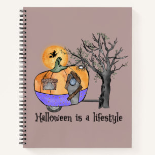 Halloween ist ein Lifestyle   Camper   Anhänger Notizblock