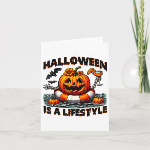 Halloween ist ein Lifestyle-Spooky-Halloween für M Karte