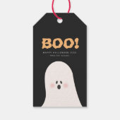 Halloween ist ein Niedlicher Ghost-Flaschentag Geschenkanhänger (Rückseite)