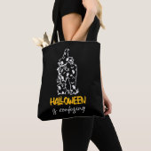 Halloween ist ein verwirrendes Halloween-Sprichwor Tasche (Von Nahem)