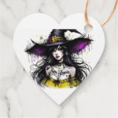 Halloween ist ein zauberhaftes Halloween-Ereignis Geschenkanhänger (Rückseite)