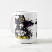 Halloween ist ein zauberhaftes Halloween-Ereignis Kaffeetasse (Vorderseite Links)