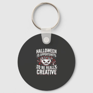 Halloween ist eine Gelegenheit für kreatives Zitde Schlüsselanhänger