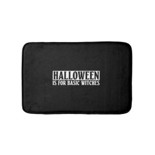 Halloween ist für Grundhexen - Goth Halloween Badematte