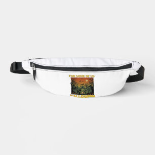 Halloween Ist Jeden Tag Friedhof Zombies Lagerfeue Bauchtasche