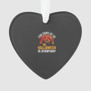 Halloween Ist Jeden Tag Gruseliger Friedhof Mond Ornament