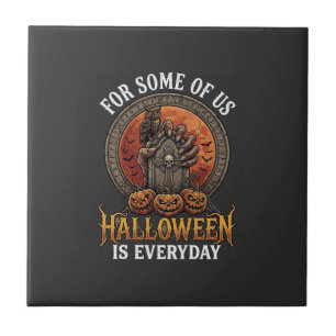 Halloween Ist Jeden Tag Monster Hand Grabstein Kür Fliese
