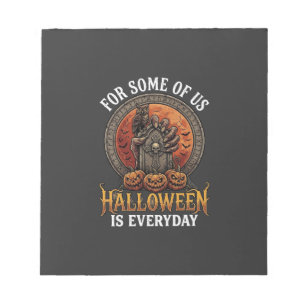 Halloween Ist Jeden Tag Monster Hand Grabstein Kür Notizblock