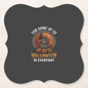 Halloween Ist Jeden Tag Monster Hand Grabstein Kür Untersetzer