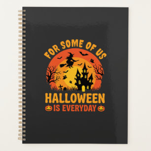 Halloween Ist Jeden Tag Spukhaus Hexe Planer