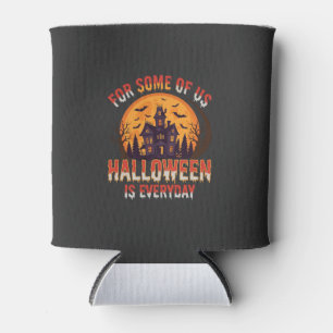 Halloween ist jeden Tag Spukhaus Vintage Grafik Dosenkühler