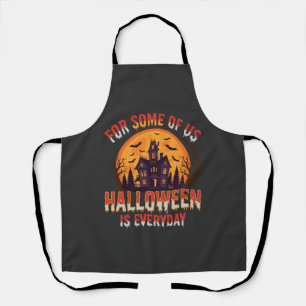 Halloween ist jeden Tag Spukhaus Vintage Grafik Schürze