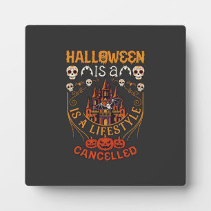 Halloween Ist Lifestyle Abgesagt Schloss Schädel P Fotoplatte