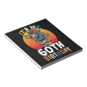 Halloween ist mein 60. Geburtstag Zombie Notizblock (angewinkelt)