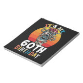 Halloween ist mein 60. Geburtstag Zombie Notizblock (Rotiert)