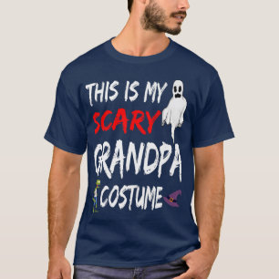 Halloween ist mein Beängstigendes Opa-Kostüm Hexe T-Shirt