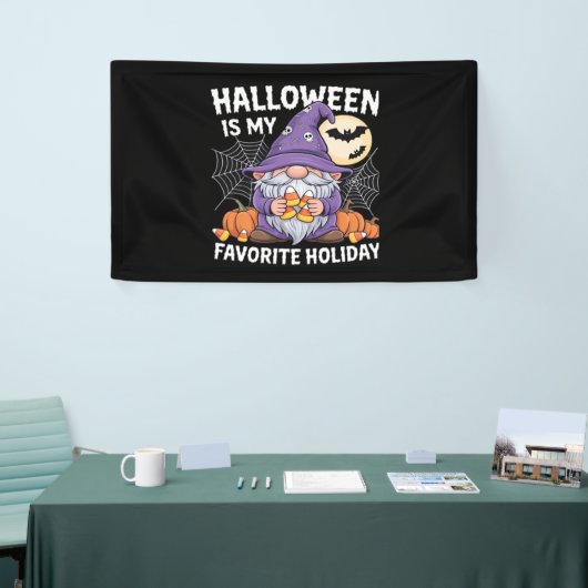 Halloween ist mein Lieblings-Urlaub Kürbis Candy C Banner (Messeveranstaltung)