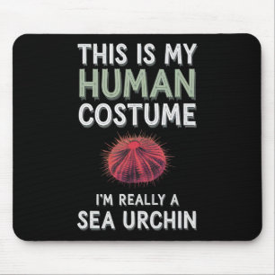 Halloween ist mein menschliches Kostüm, ich bin wi Mousepad