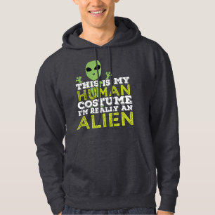 Halloween ist mein menschliches Kostüm wirklich ei Hoodie