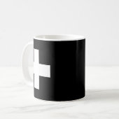 Halloween ist meine Schweizer Kostümschweiz Kaffeetasse (Vorderseite Links)