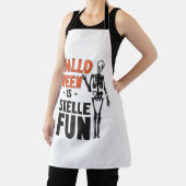 Halloween ist Skellefun Schürze (InSitu)