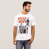 Halloween ist Skellefun T-Shirt (Vorne ganz)