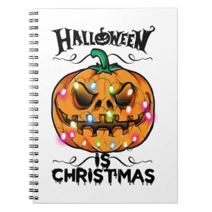 Halloween ist Weihnachten Notizblock