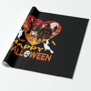 Halloween It Haunted Me Day and Night Geschenkpapier
