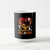 Halloween It Haunted Me Day and Night Kaffeetasse (Mittel)
