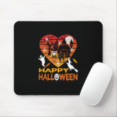 Halloween It Haunted Me Day and Night Mousepad (Mit Mouse)