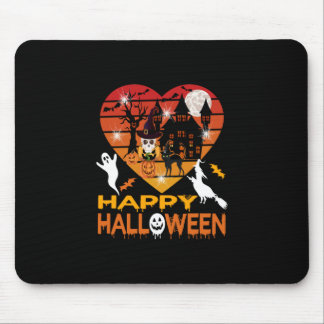 Halloween It Haunted Me Day and Night Mousepad