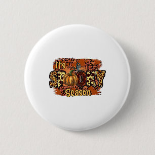 Halloween It is Spooky Season Birthday Button