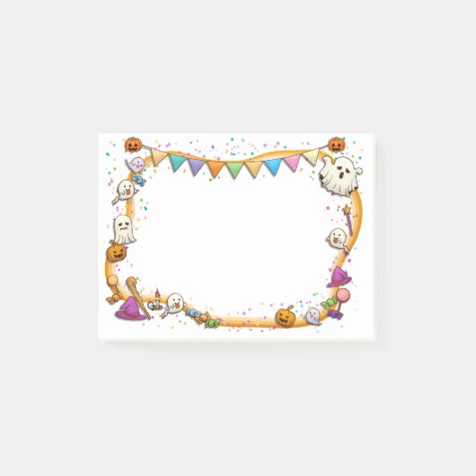 Halloween-it-Notes Post-it Klebezettel (Vorderseite)